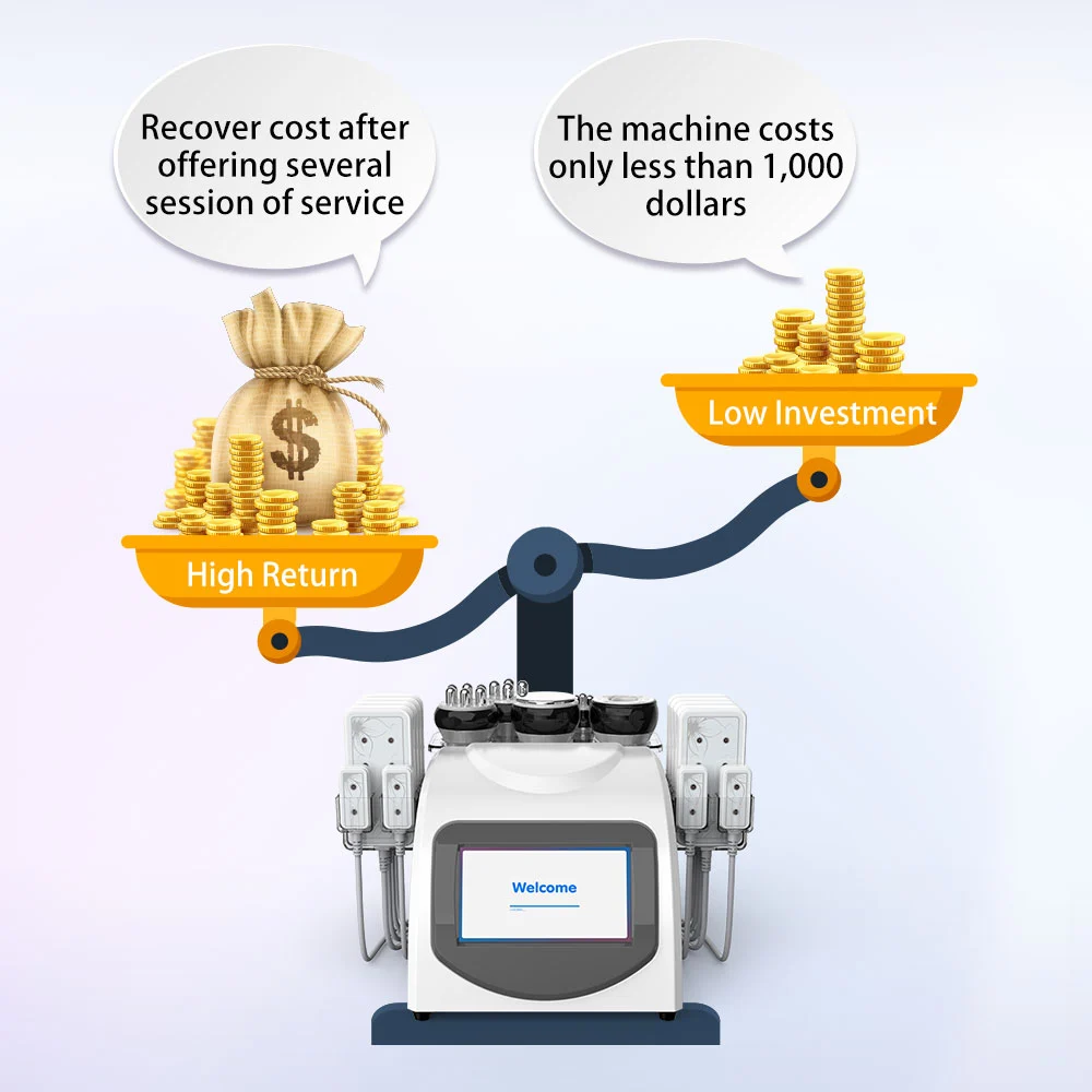 professional ultrasonic cavitation machine effect